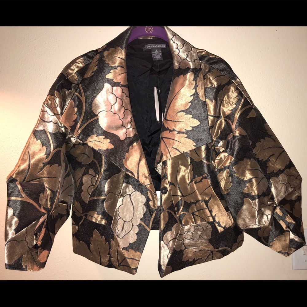 Black and golden blazer, size 2